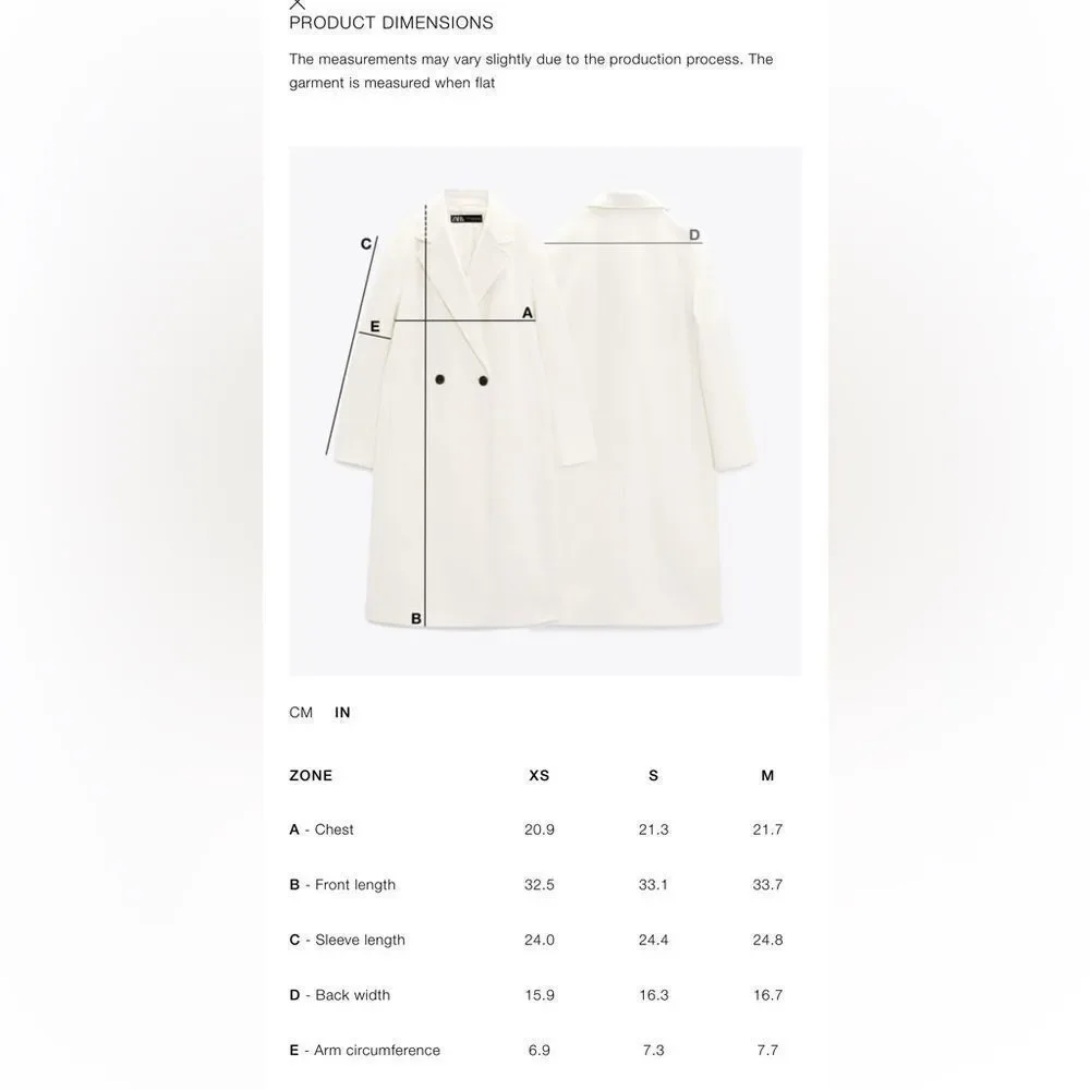 Zara faux fur coat ZW collection